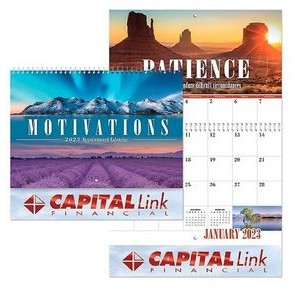 Motivations Appointment Spiral Wall Calendar