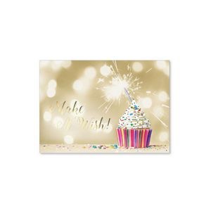 Sparkling Candle Card