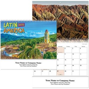 Latin America Spiral Wall Calendar