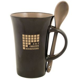 Latte Spoon Mug 12 Oz.