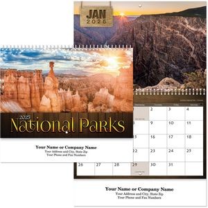 National Parks Wall Calendar Spiral