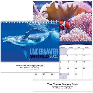 Underwater World Spiral Wall Calendar