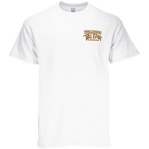 Full Color 100% Cotton Tee - White