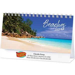 Beaches Full Color Desk Calendar