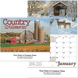 Country Memories Wall Cal Spiral