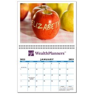 Personalized 12 Month "In-the-Image" Wall Calendar