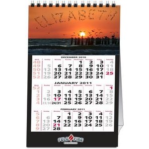 Personalized Vertical Tent Calendar (12 Pictures) "In the Image"
