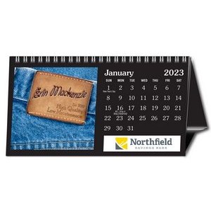 "In the Image" Personalized Desk Calendar - Black Background