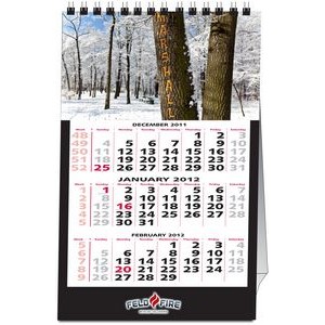Personalized 12 Photo Tent Desk Calendar