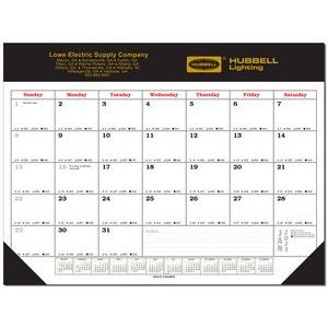 12 Sheet Desk Pad Calendar w/Vinyl Holder (**ONLY AVAILABLE UNTIL 7/1**)