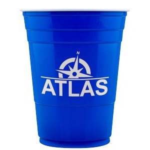 16 oz Solo® Plastic Party Cup - Blue - Tradition