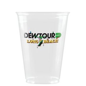 10 oz Soft Sided Clear Plastic Cup - Digital