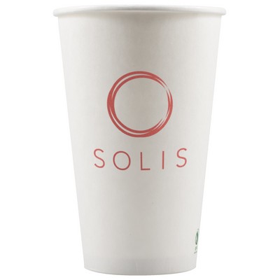 16 oz Eco-Friendly Paper Cup - White - Tradition