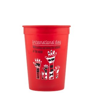 12 oz Stadium Cup - Red - Digital