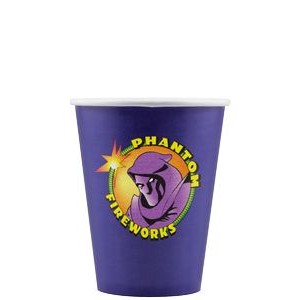 9 oz Paper Cup - Purple - Digital