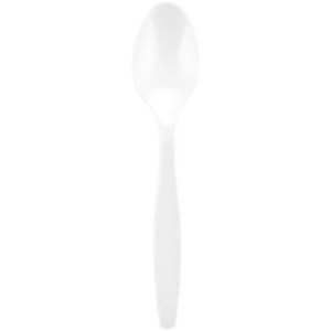 Plastic Spoon - White