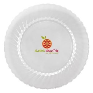 9" ClassicWare® Plastic Plate - Clear