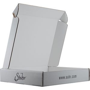 Mailing Box, B-Flute 11" x 9" x 2" - White - C - 198 sq in