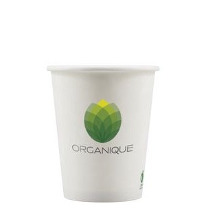 8 oz Eco-Friendly Paper Cup - White - Digital