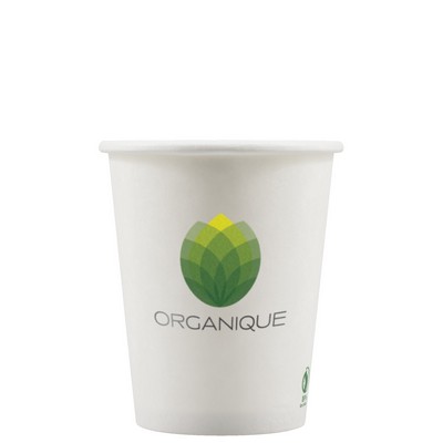 8 oz Eco-Friendly Paper Cup - White - Digital
