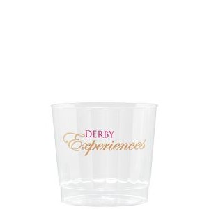 9 oz Clear Fluted Plastic Cup - Tradition