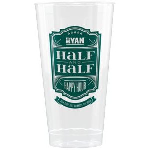 16 oz Clear Fluted Plastic Cup - Tradition