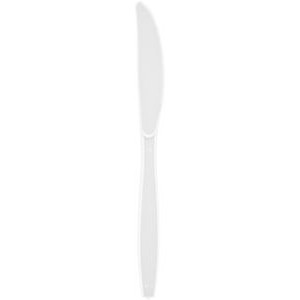 Plastic Knife - White