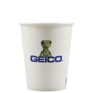 12 oz Eco-Friendly Paper Cup - White - Digital