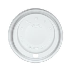 14/16/20/24 oz Foam Cup Domed Lid - White
