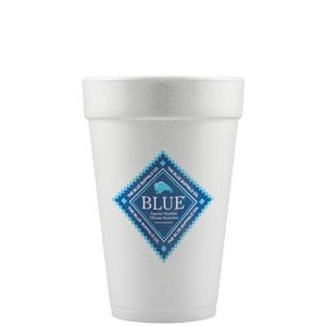 16 Oz. Foam Cup - White - Digital