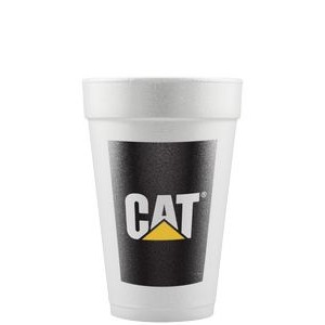 20 Oz. Foam Cup - White - Digital