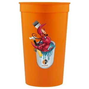 22 oz Stadium Cup - Orange - Digital