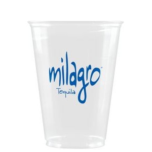 10 oz Soft Sided Clear Plastic Cup - Hi-Speed