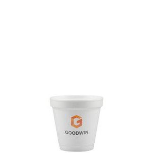 4 Oz. Foam Cup - White - Digital