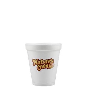 8 Oz. Foam Cup - White - Digital
