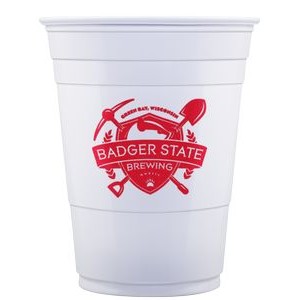 16 oz Solo® Plastic Party Cup - White - Tradition