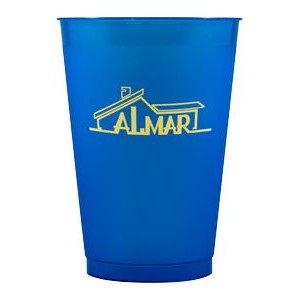 12 oz Colored Frost-Flex™ Cup - Blue - Tradition