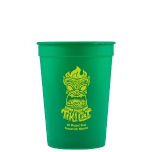 12 oz Stadium Cup - Green - Tradition