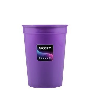 12 oz Stadium Cup - Purple - Digital