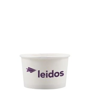 8 oz Paper Food Container - White - Tradition