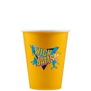 9 oz Paper Cup - Yellow - Digital