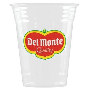 16 oz Soft Sided Clear Plastic Cup - Digital