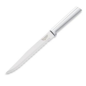 Serrated Slicer Knife w/Silver Handle
