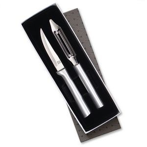 Pare & Peel Gift Set w/Silver Handle
