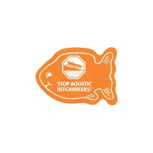 4" Econo Shammy Fish Coaster