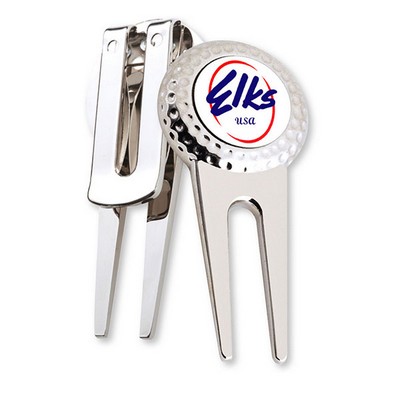 Divot Tool And Ball Marker w/ Money Clip