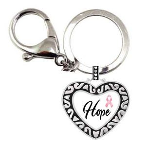 Vintage Awareness/ Hope Key Ring