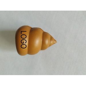 Feces shaped stress reliever ball