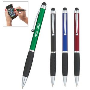 Stylus Ballpoint Pen W/ Soft Rubber Grip