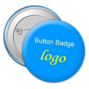 1 1/4" Round Shape Tin Button / Badge